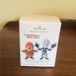 Hallmark Keepsake Heat Miser and Snow Miser Ornaments